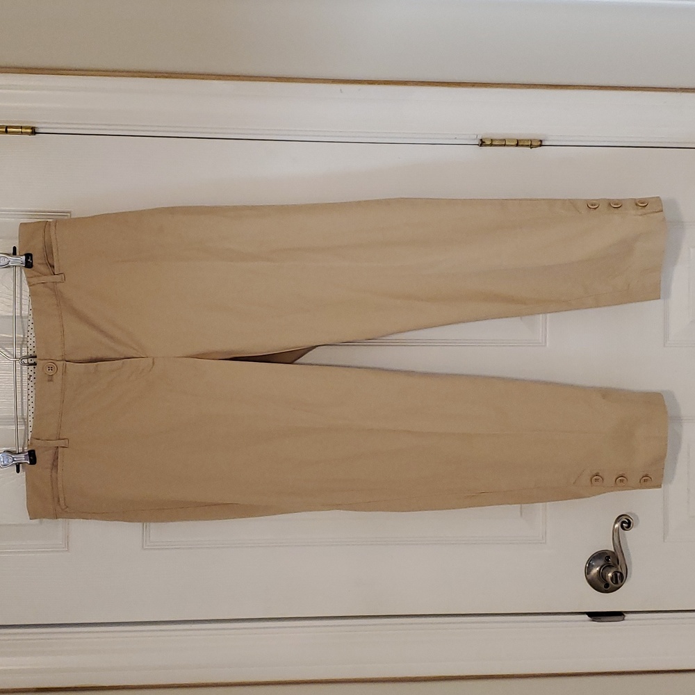 Talbots Women's Perfect Crop Khaki Pants Size 10